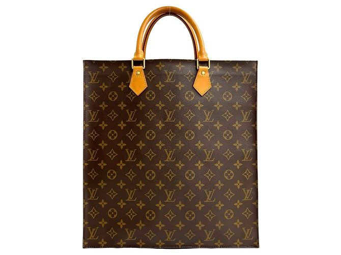 Sac Plat Louis Vuitton Marron
