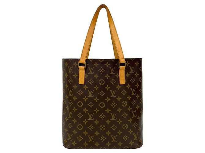 Borsa tote in pelle Monogram Vavin di Louis Vuitton Marrone
