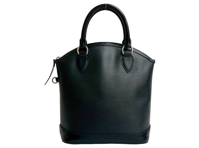 Borsa Lockit PM in pelle Epi Louis Vuitton Nero