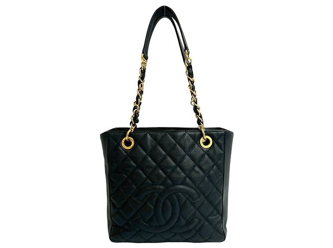 Borsa tote nera Chanel Matelassé Coco Mark Nero