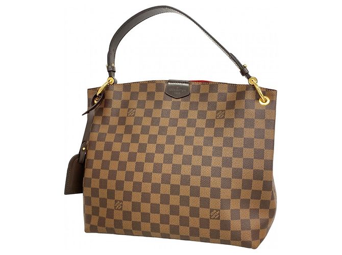 Borsa a Spalla Damier Graceful PM Louis Vuitton Damier ebene