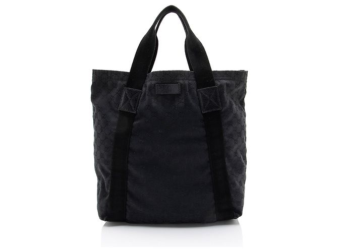 Gucci GG Canvas Web Original Tote Black