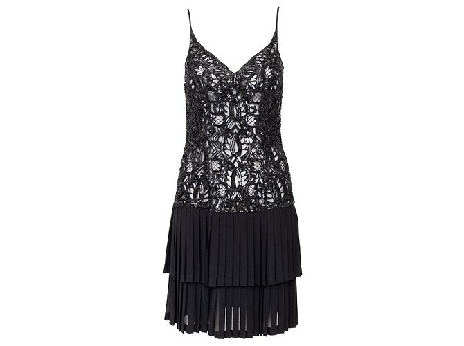 Valentino Garavani Valentino Night Perlenkleid - 90er Schwarz