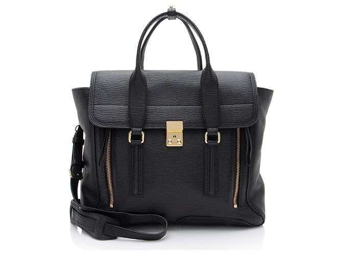Große Pashli-Ledertasche 3.1 Phillip Lim Schwarz