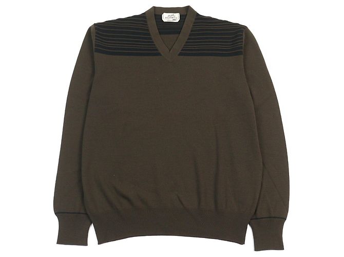 Malha de Lã Hermès Verde
