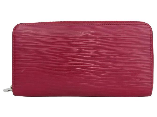 Louis Vuitton Zippy Epi Lang Wallet Pink