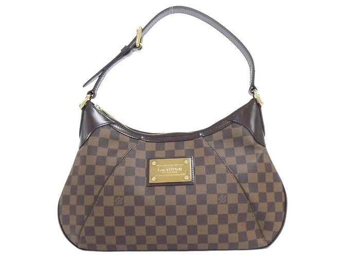 Bolsa de Ombro Damier Thames GM Louis Vuitton Marrom