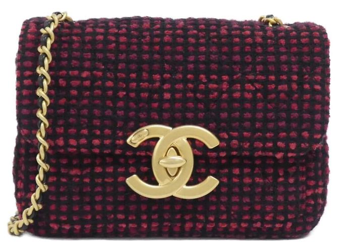 Borsa a Spalla Chanel AS5026 Nero Rosso