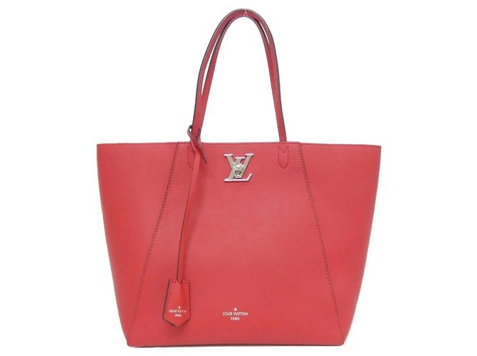 Sac à main Lockme Cabas Louis Vuitton Rouge