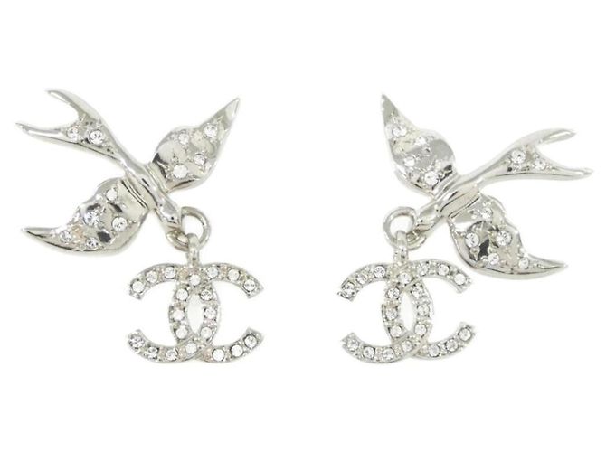 Pendientes de Stud Chanel ABF759 Plata