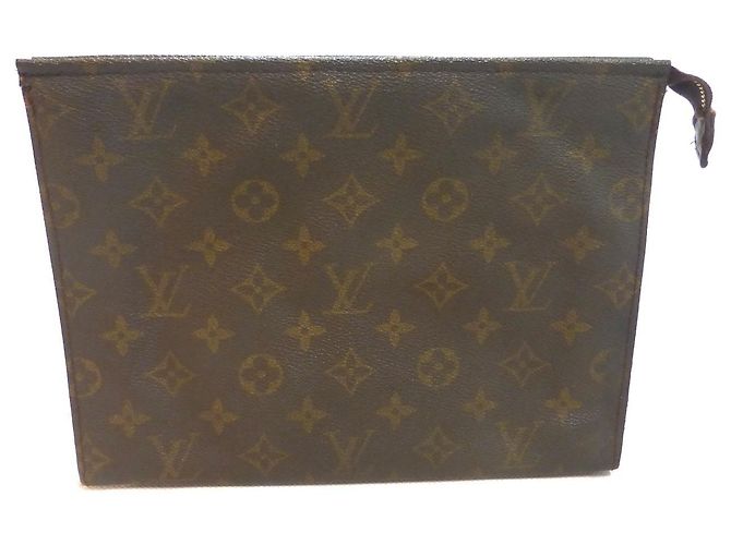 Louis Vuitton Pochette 26 Monogram Marrone