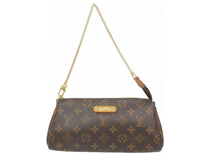Pochette Eva Monogram Louis Vuitton Marrone
