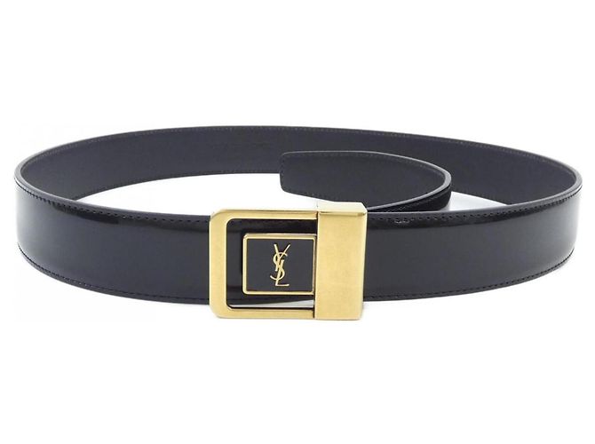 Saint Laurent Standard Black Belt