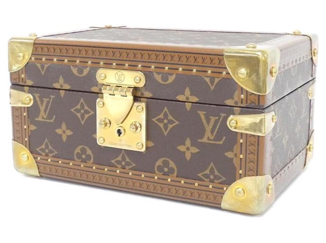 Custodia per Gioielli Monogram Trésor Louis Vuitton Marrone