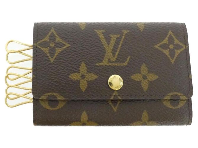 Schlüsseletui Monogram Multicle M62630 Louis Vuitton Braun