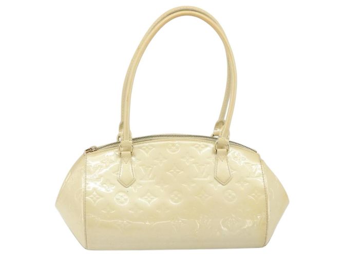 Borsa a mano Sherwood Monogram Vernis PM Louis Vuitton Marrone