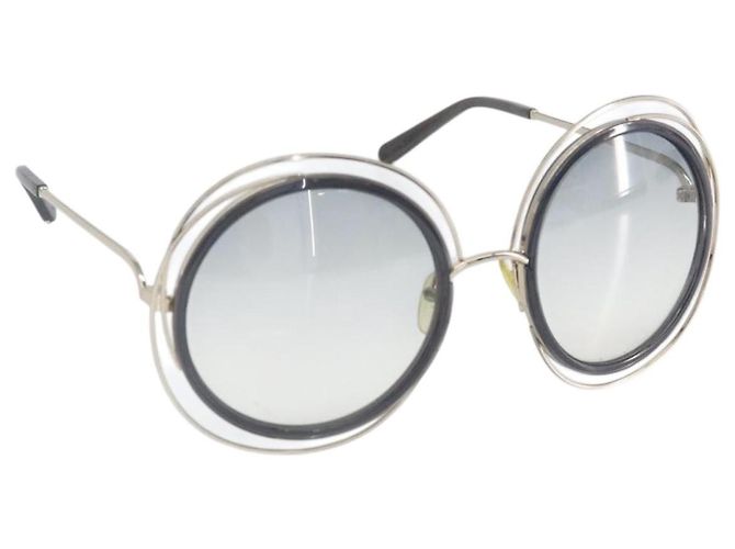 Chloé Gafas de sol Chloe metal Negro Auth BA10541