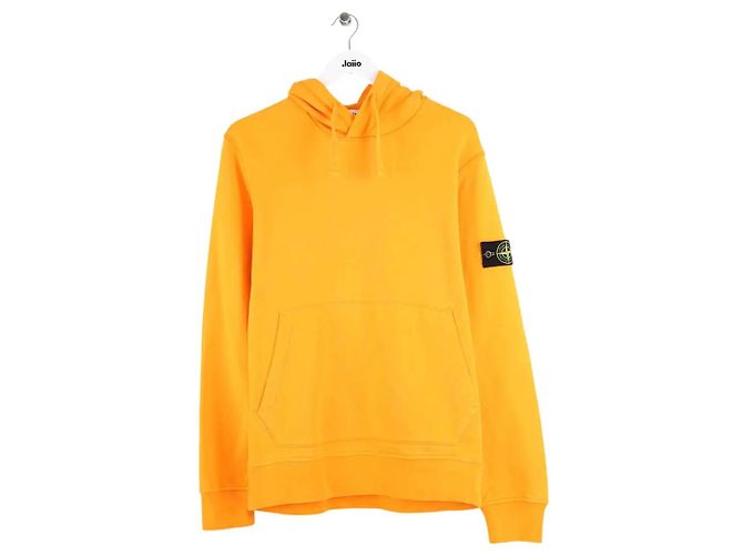 Moletom Stone Island Laranja de Algodão L