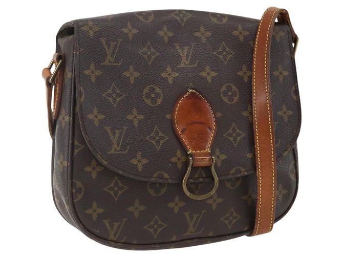 LOUIS VUITTON Bolsa de Ombro Monogram Saint Cloud GM M51242 LV Auth 171967 Monograma