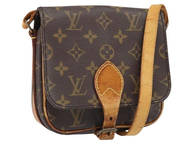 LOUIS VUITTON Sac à épaule Monogram Cartouchiere PM M51254 LV Auth BA10565 Monogramme