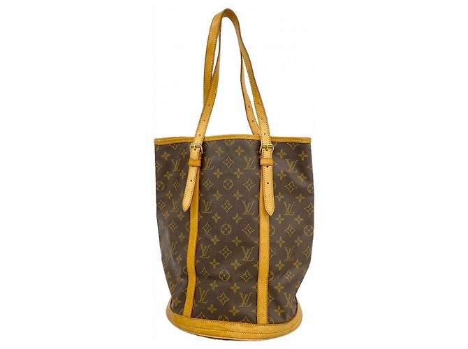 Borsa Tote Bucket GM Monogram Louis Vuitton Marrone