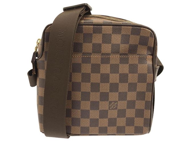 Borsa a Spalla Louis Vuitton Damier Olaf PM Damier ebene