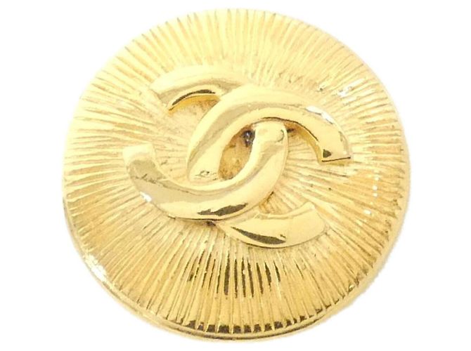 Chanel Brosche in Gold Golden