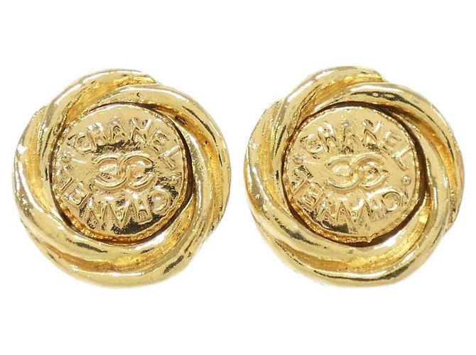 Orecchini a clip in oro Chanel D'oro