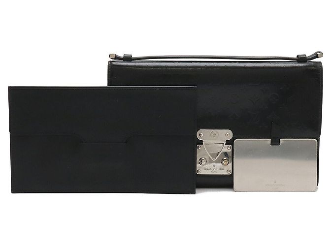 Bolsa clutch Mini Glace Monogram da Louis Vuitton Preto