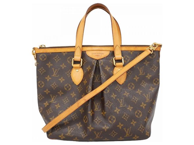 Borsa Louis Vuitton Monogram Palermo PM Marrone