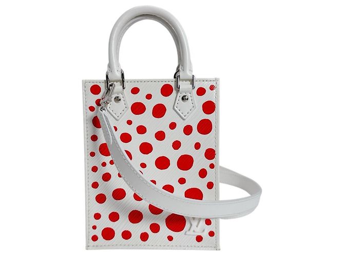 Louis Vuitton Petite Sac Plat Handtasche Weiß