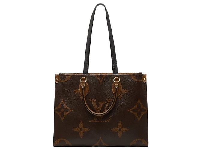 Sac On-the-Go MM Monogram Géant Rétro Louis Vuitton Marron
