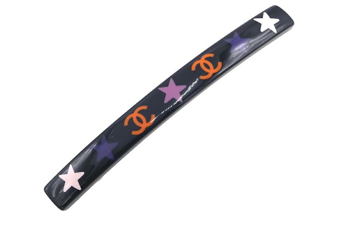 Fermaglio per capelli nero Chanel