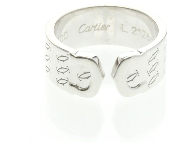 Anillo Edición Limitada Cartier C2 Feliz Cumpleaños Plata