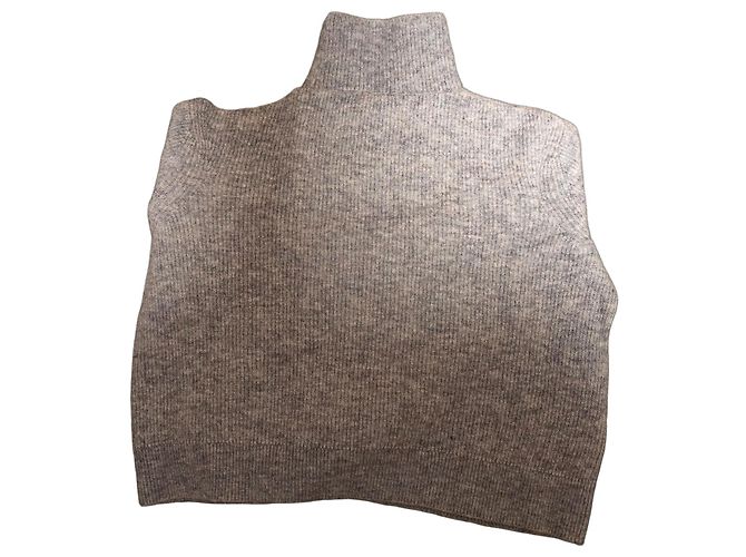 Suéter Maje de cachemira gris 