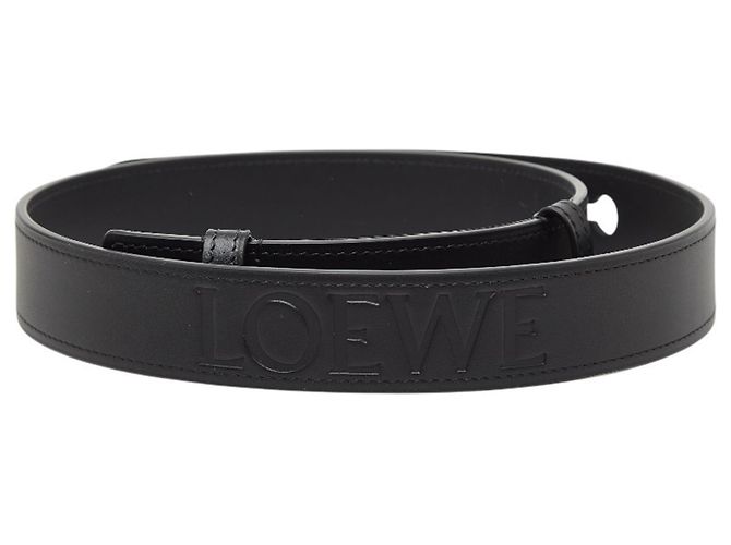 Cinto de couro preto Loewe para mulher