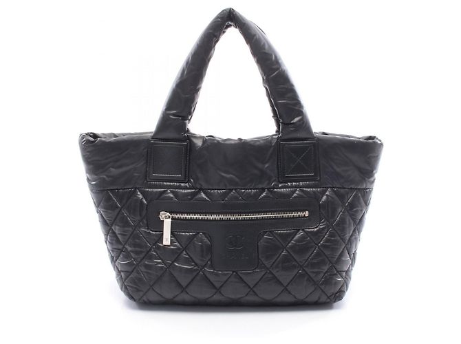 CHANEL Borsa Tote Piccola Coco Cocoon Nero Bordò