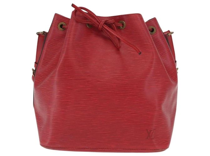 Noe Louis Vuitton Petit Noé Handtasche aus Epi-Leder mittel Rot