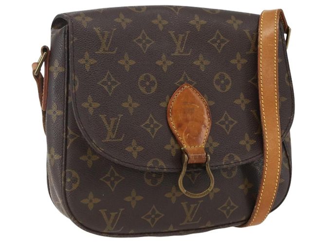 LOUIS VUITTON Bolsa de Ombro Monogram Saint Cloud GM M51242 LV Auth 171008 Monograma