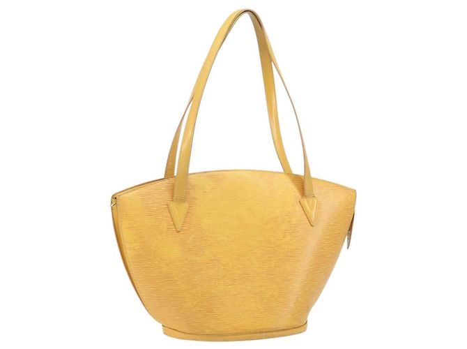 LOUIS VUITTON Bolsa de Compras de Hombro Epi Saint Jacques Amarilla M52269 Auth 168985 Amarillo