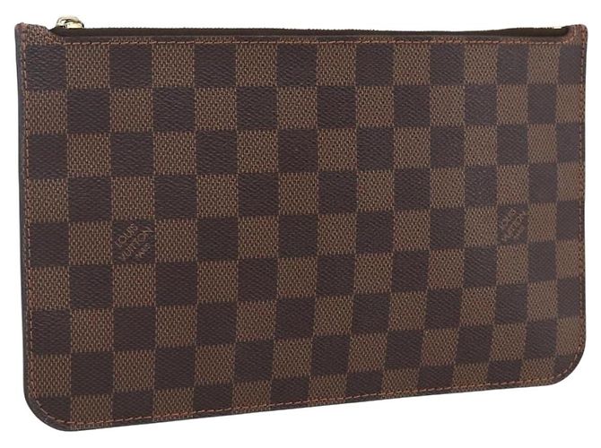LOUIS VUITTON Tasche Neverfull MM Damier Ebene Auth BA10773