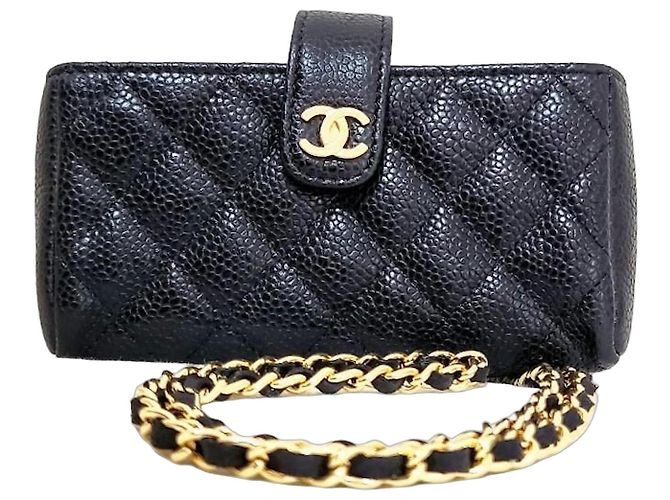 Chanel Pochette Matelassée Noir