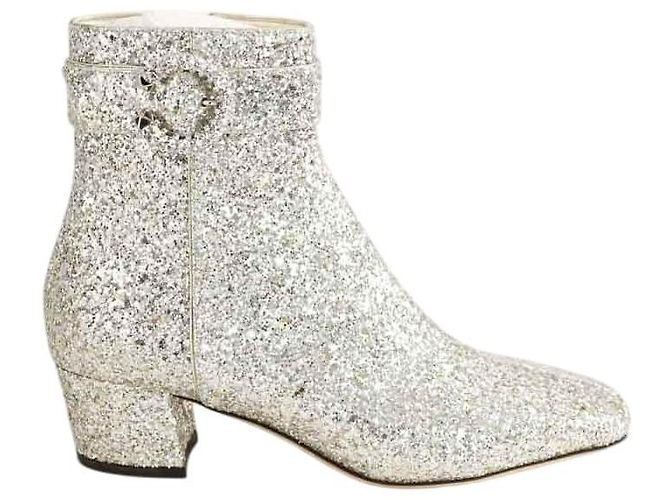 Jimmy Choo Silver boots Silvery