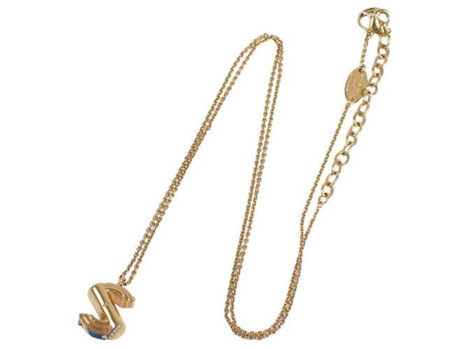 Collar de Péndulo de Metal Dorado Louis Vuitton