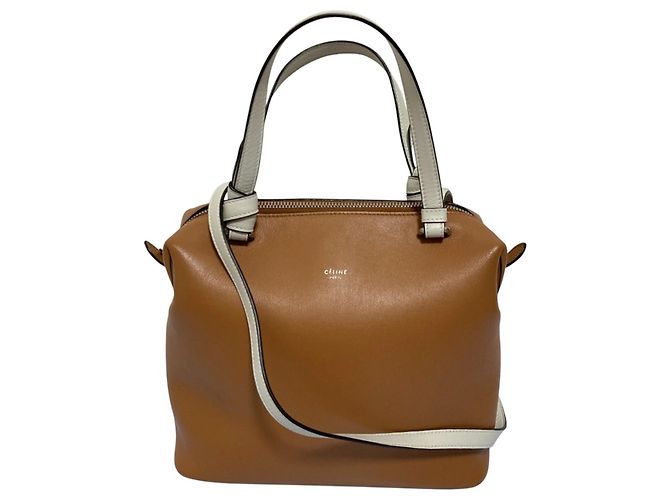Céline Borsa a Spalla Celine 2-Way Small Soft Cube Marrone