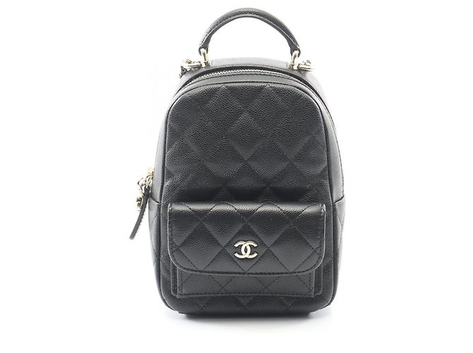 Timeless Chanel Matelasse Backpack/Handbag Black