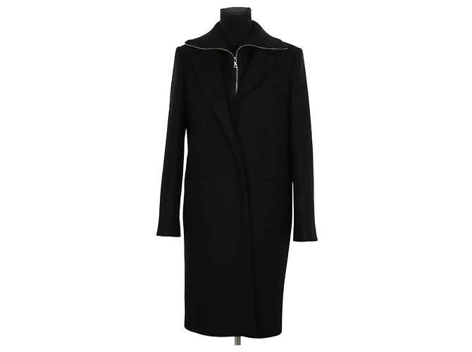 Sandro Black wool coat