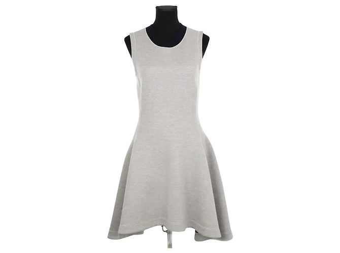 Dior Graues Wollkleid