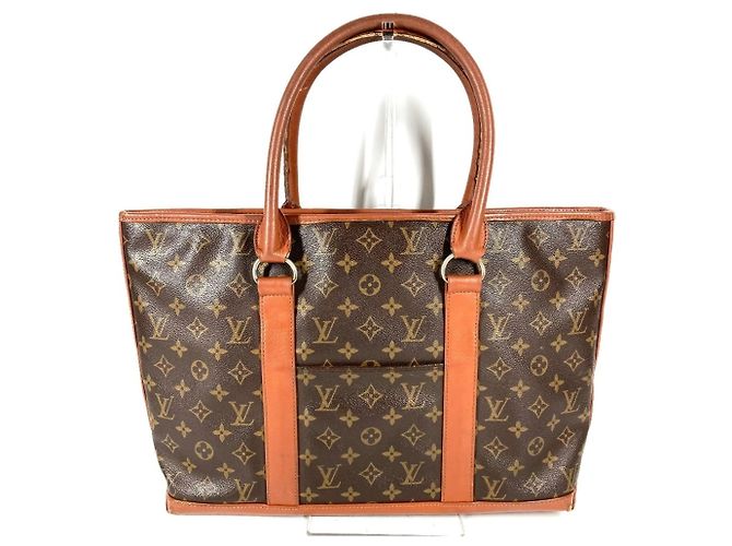 Sac de week-end PM Monogram Louis Vuitton Marron Monogramme