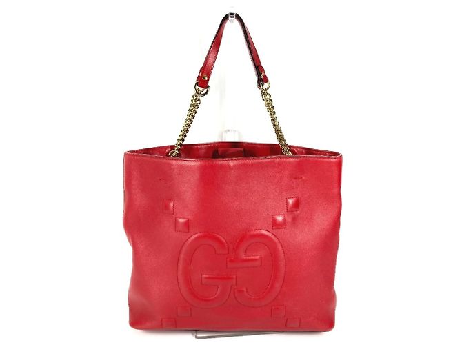 GUCCI Interlocking G Kettentasche Rot